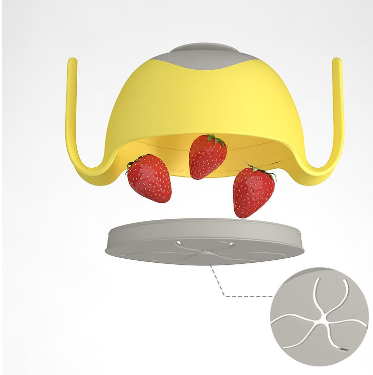 Straw Bowl Baby Side Food Snack Soup