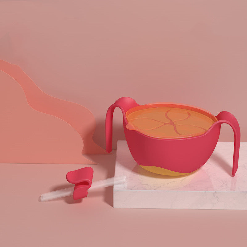Straw Bowl Baby Side Food Snack Soup