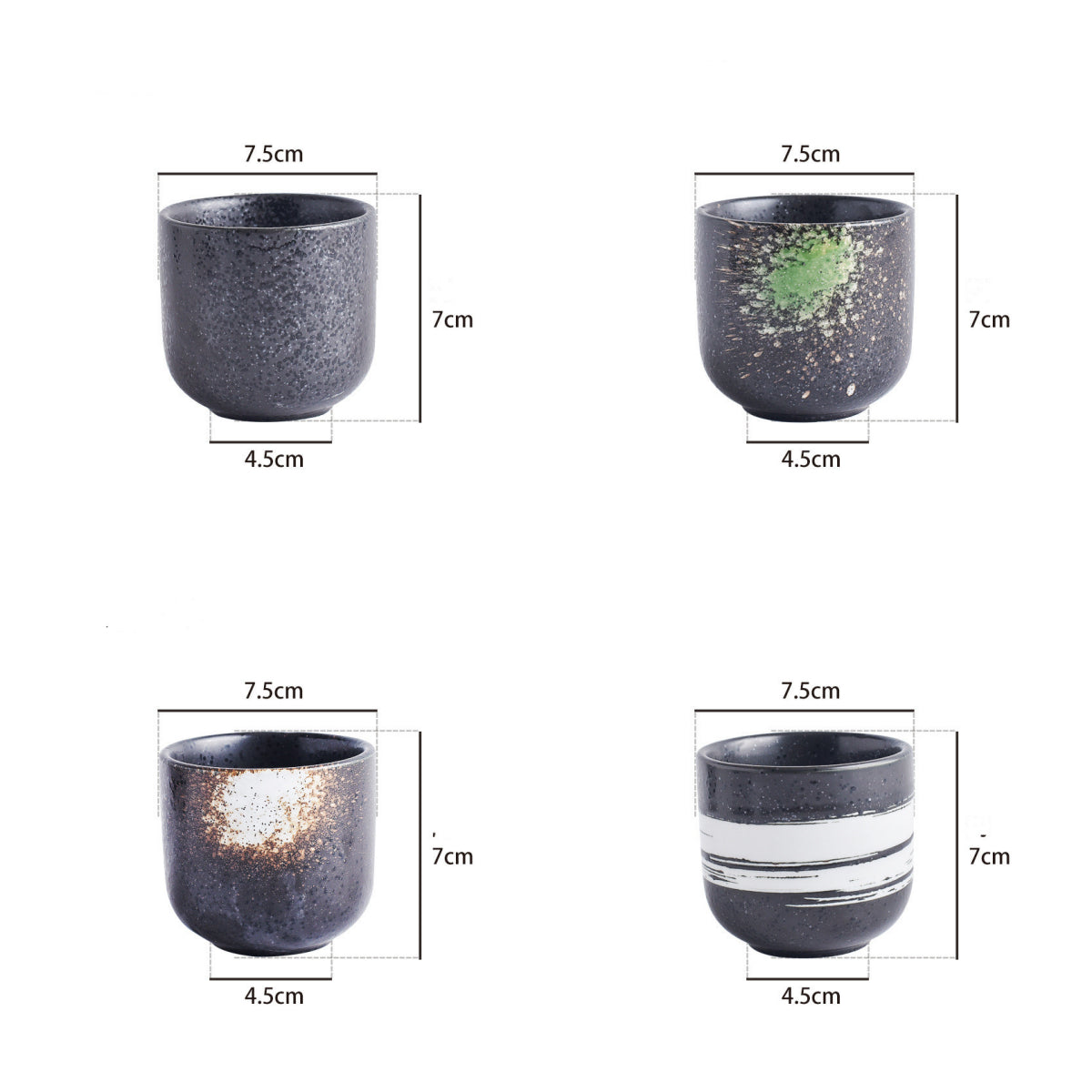 Japanese Retro Stoneware Tea Coffee Cup