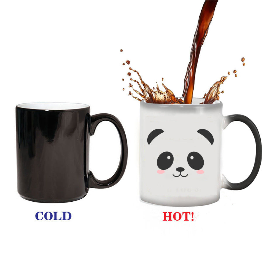 Panda discoloration mug coffee cup
