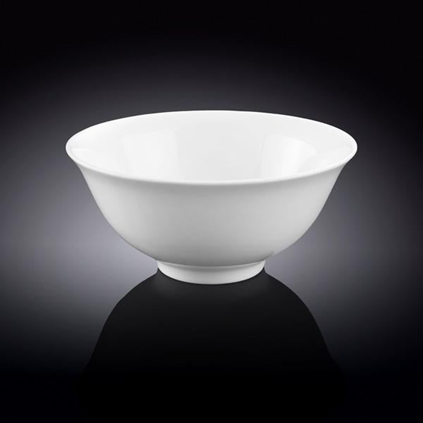 Set Of 6 Small White Bowl 6" inch | 15.5 Cm 20 Oz | 600 Ml