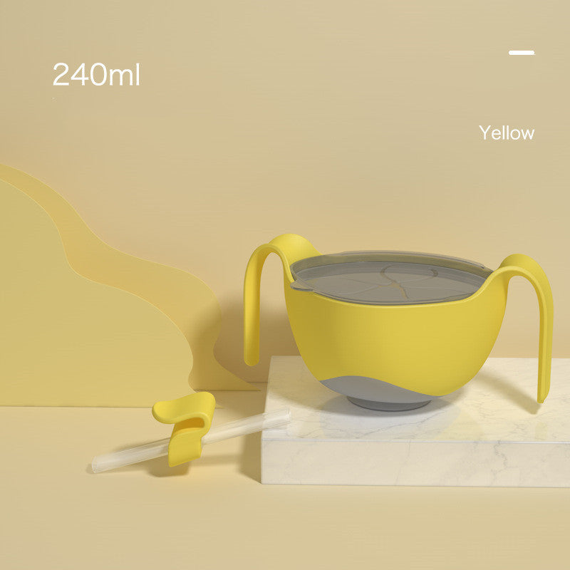 Straw Bowl Baby Side Food Snack Soup